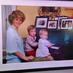 Diana, William and Harry