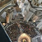 Looking down to the floor of St Paul's