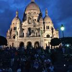 Night view of Sacre Coeur