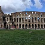 Outside view of the Colosseum