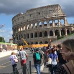 Our last view of the Colosseum from the other side