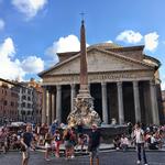 The Piazza della Rotonda square in front of the Pantheon