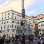 The Colonna dell'Immacolata near the Spanish Steps