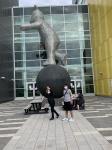 Sandra and Yarislav at the Children's Hospital